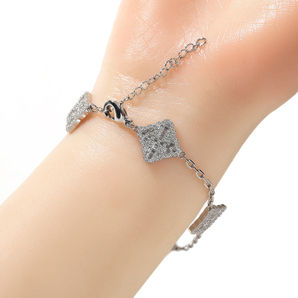 Bracelet homard quatre feuille