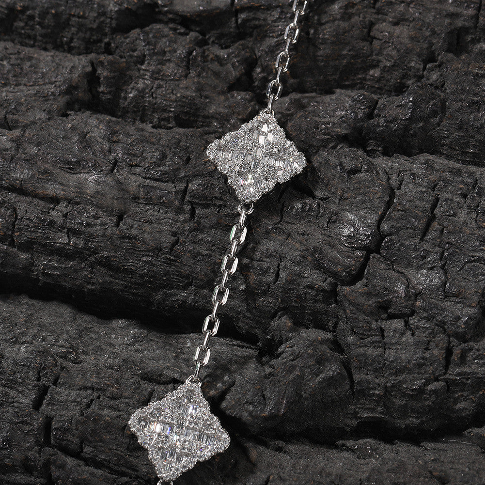 Bracelet homard quatre feuille